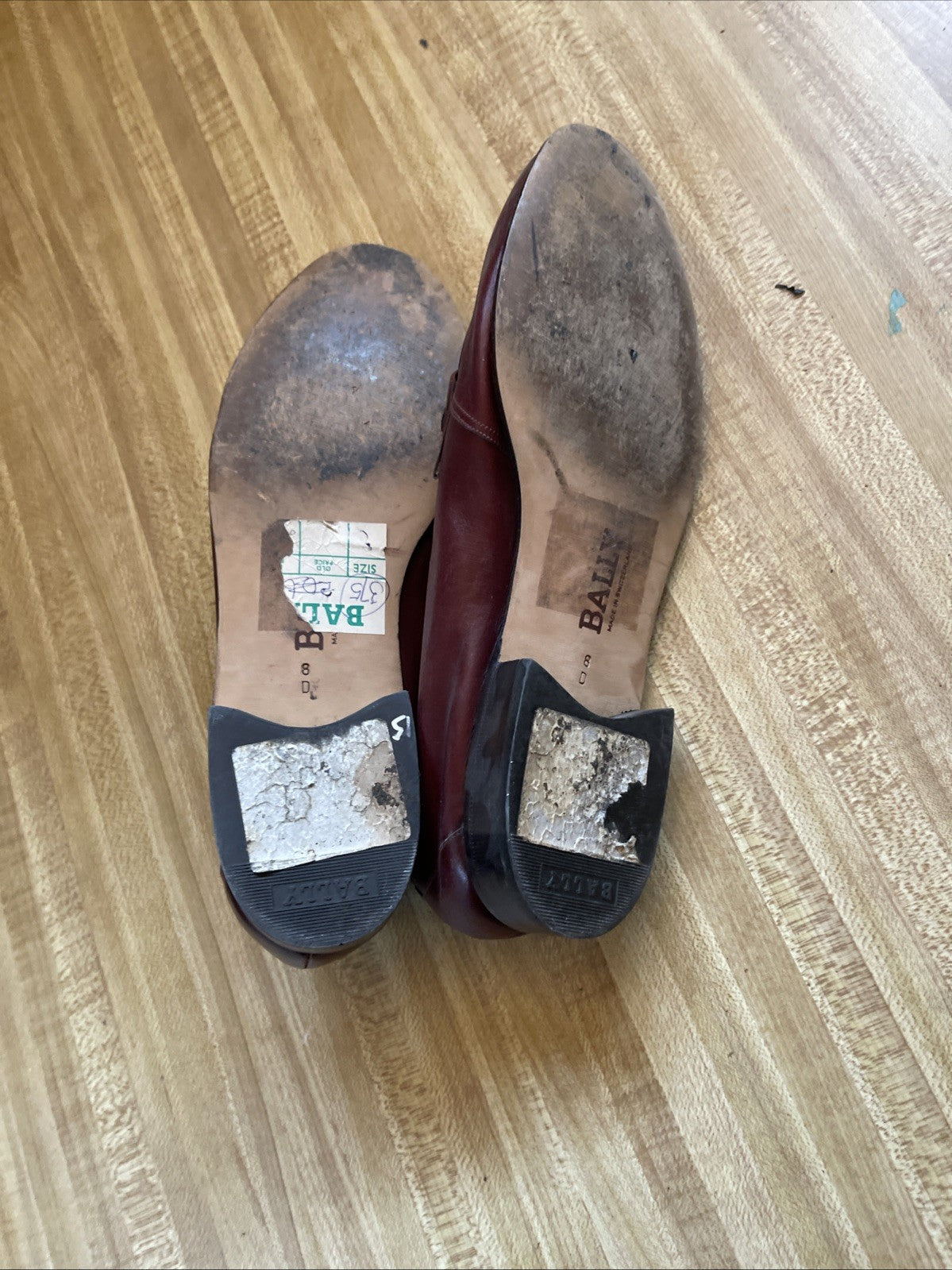 Bally Continentals Switzerland Dress Shoes 8 Deadstock 