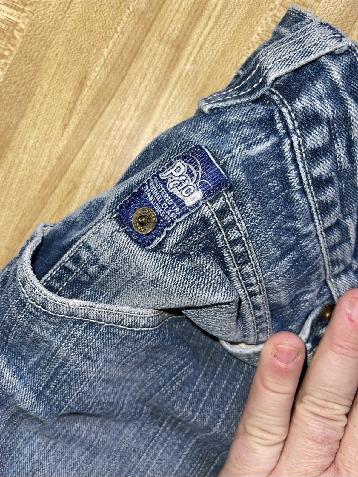 Paco Jeans 34/31 Baggy Wide Leg Y2K Hiphop Streetwear