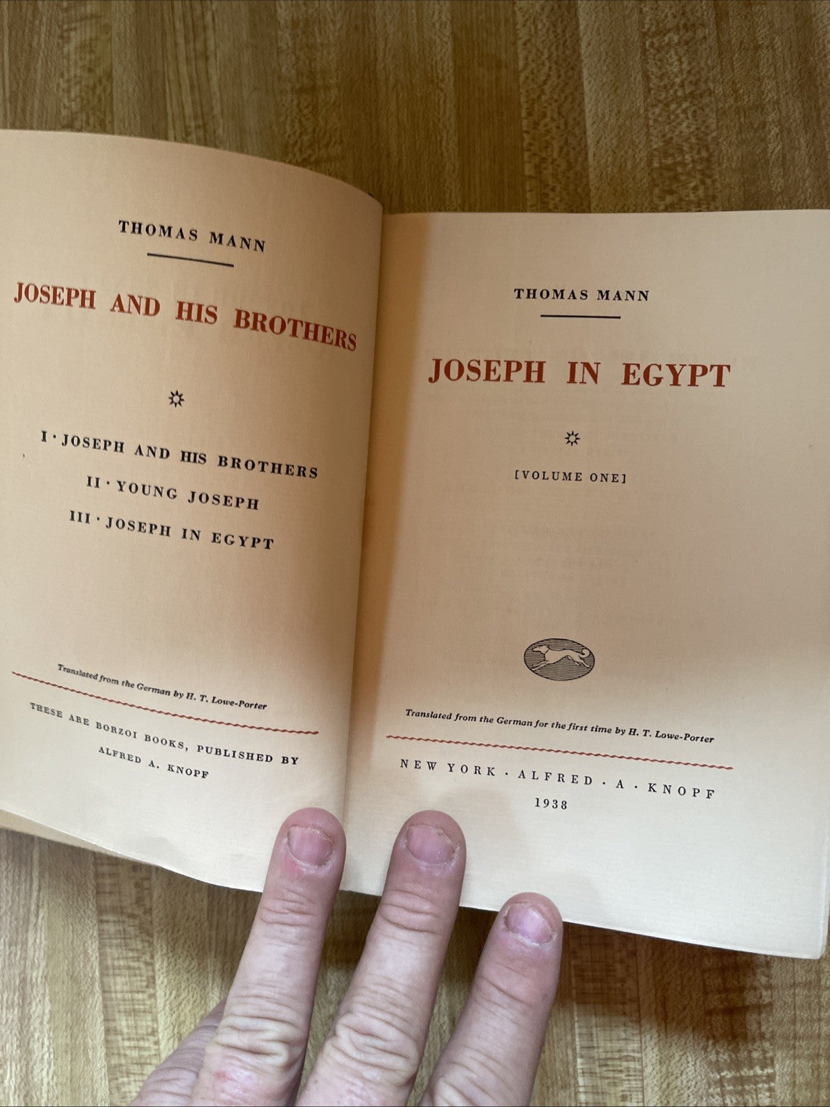 Joseph In Egypt Hardcover 
