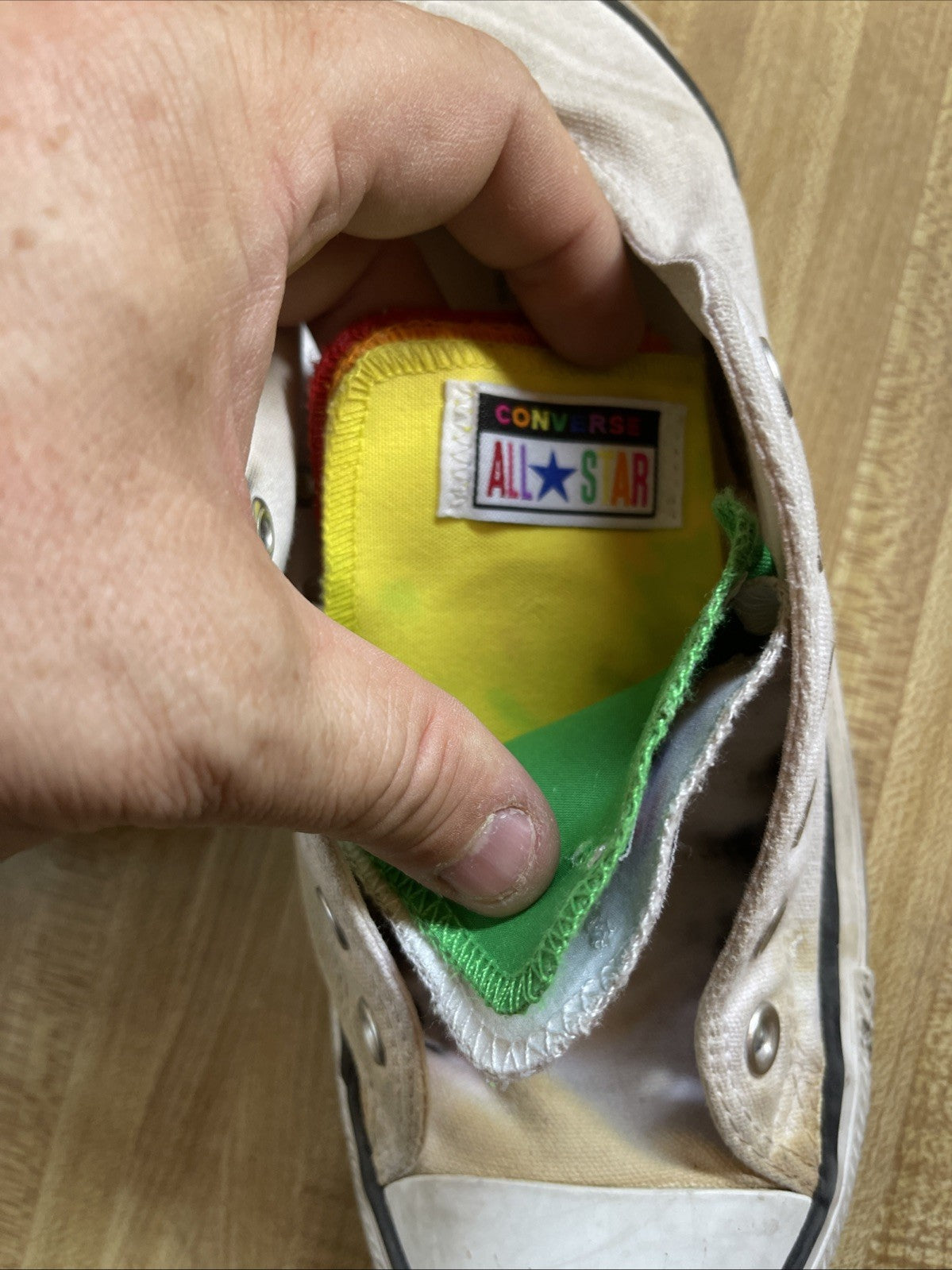 Converse All Star 5 Tongue Size 8 No Laces