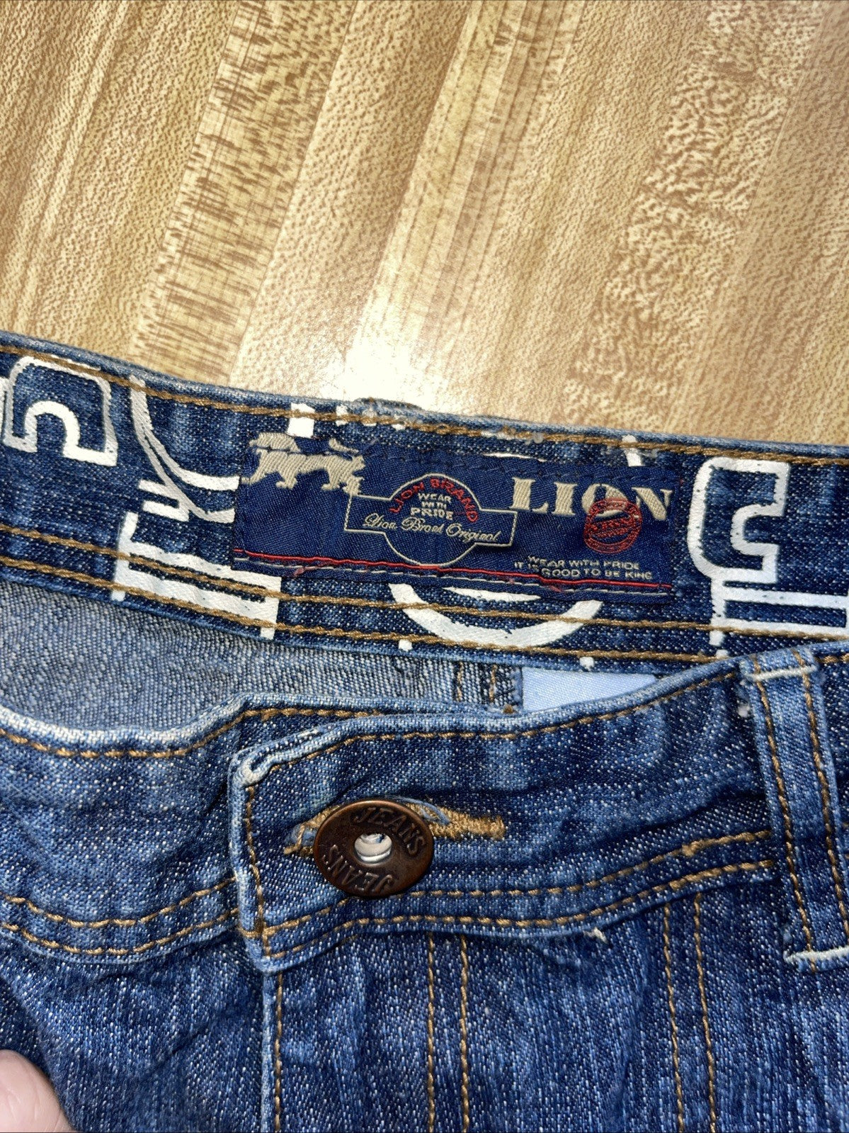 Lion Brand Jeans 36/25 Wide Leg