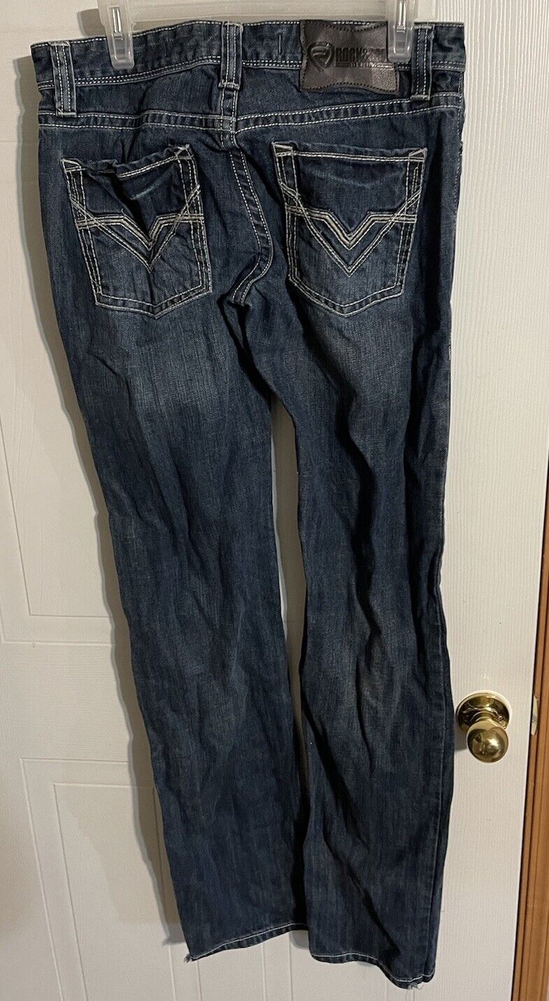 Rock & Roll Denim Pistol Stackable Jeans 30x38