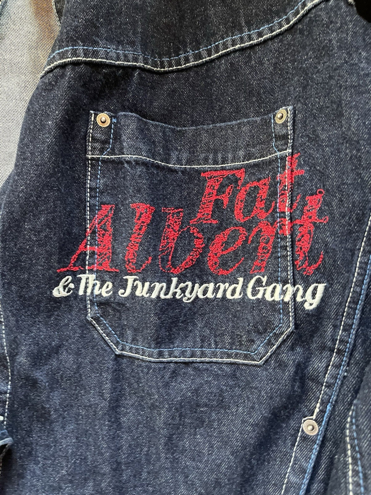 Fubu Platinum Fat Albert Denim Jacket 2XL 