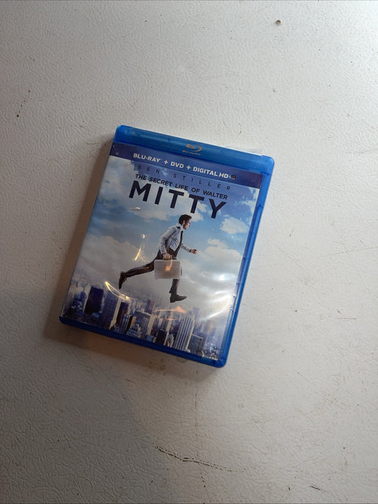 The Secret Life of Walter Mitty Blu-Ray 2013 Ben Stiller Globetrotting Movie