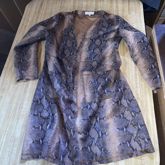 Solitaire Snakeskin Print Jacket Medium 