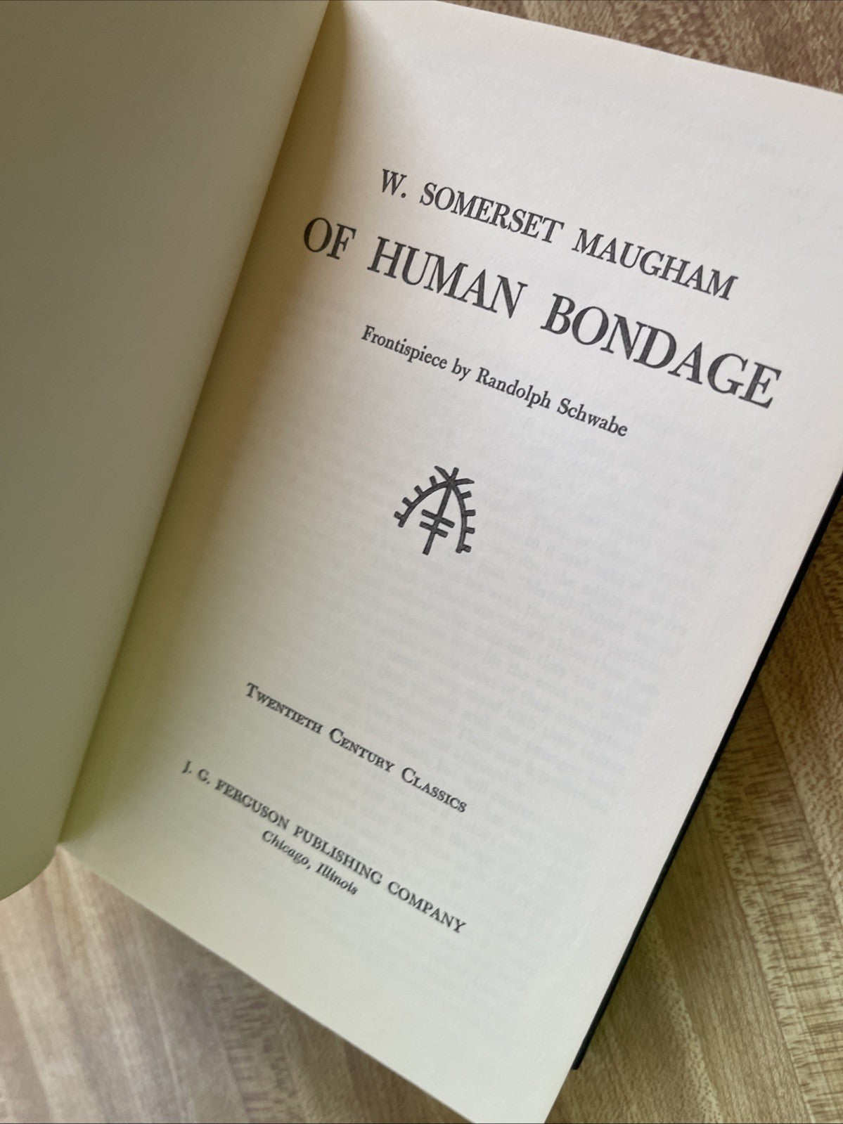 Of Human Bondage Hardcover 