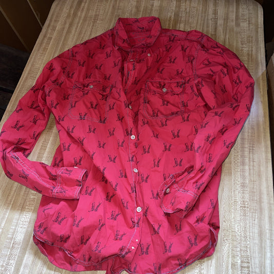 Barn Fly Trading Button Up XL