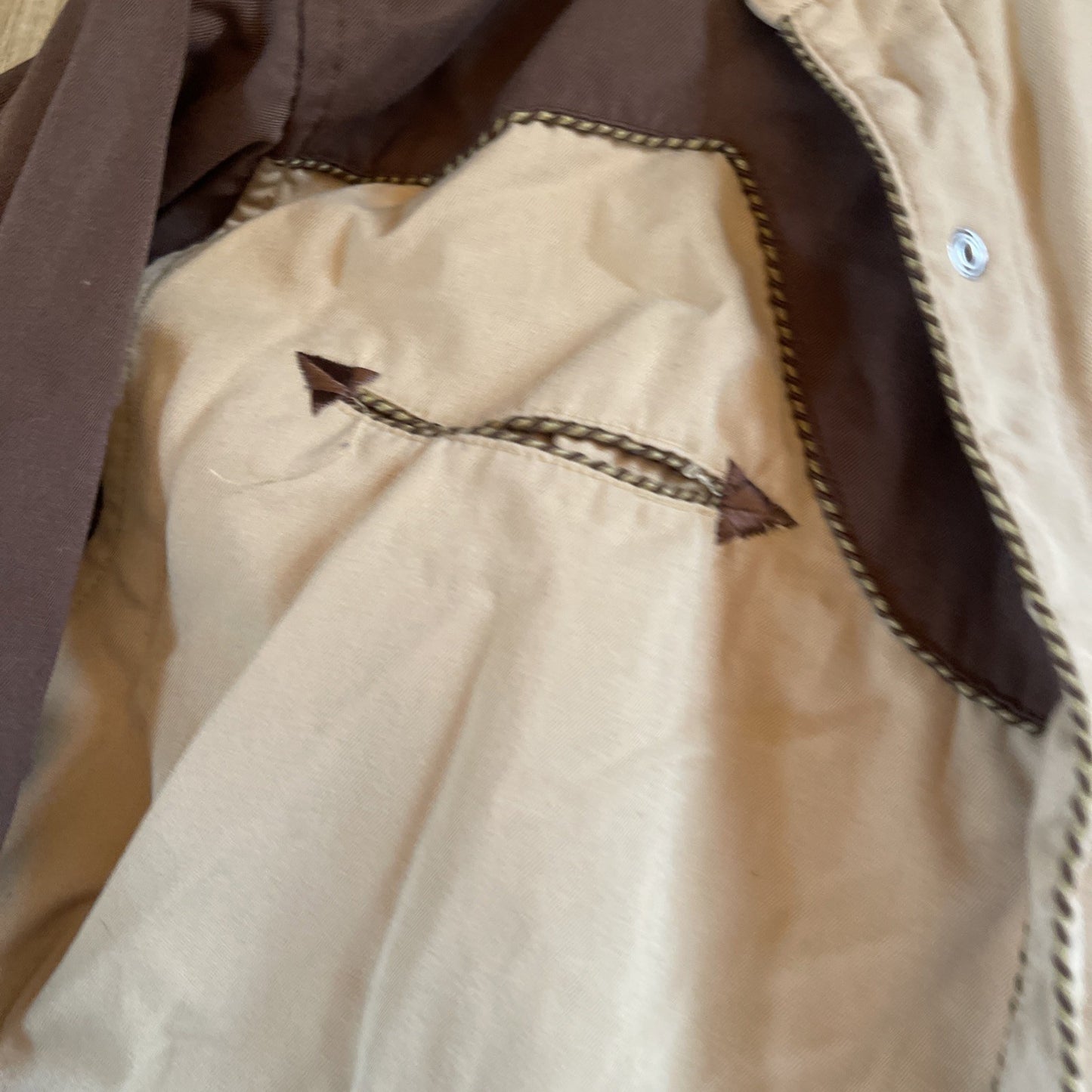 Vintage Panhandle Slim Gunfighter Pearl Snap Large 