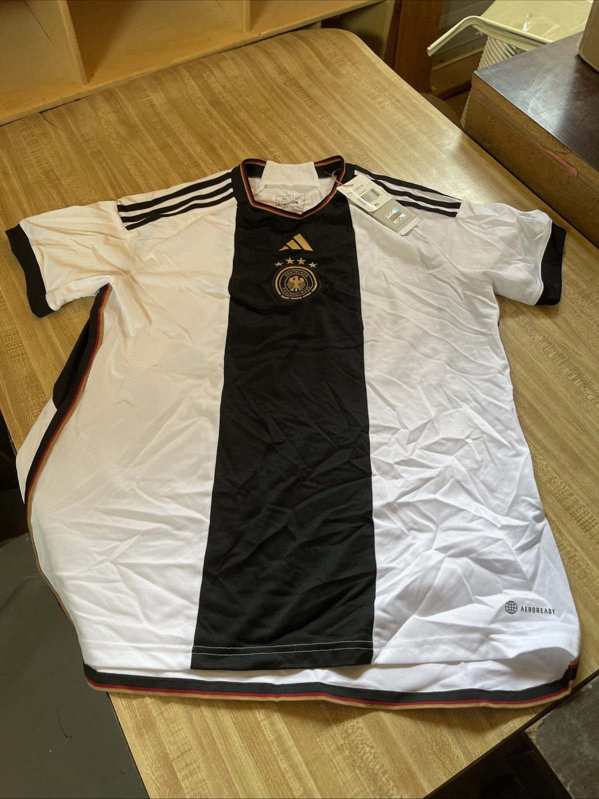 NWT Adidas Germany Soccer Jersey XL