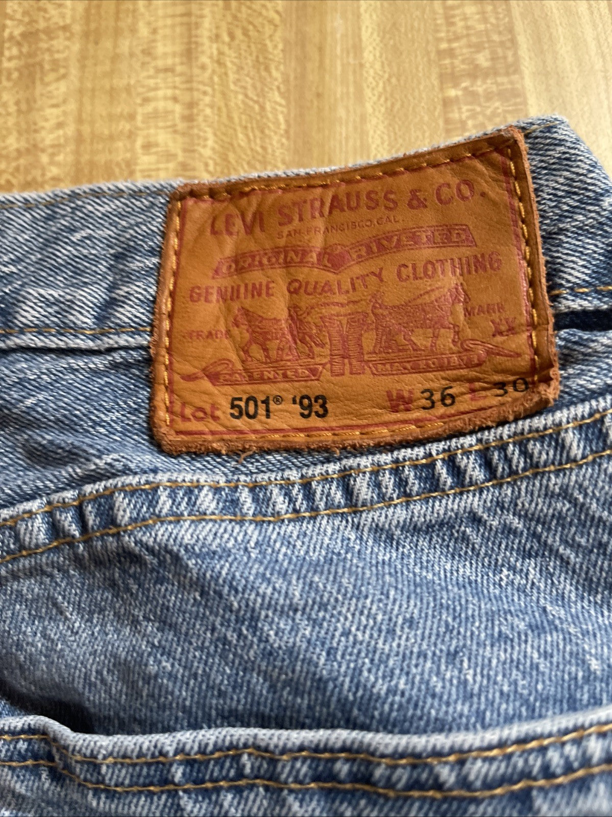 Levi’s 501 93 Premium Big E 36x30