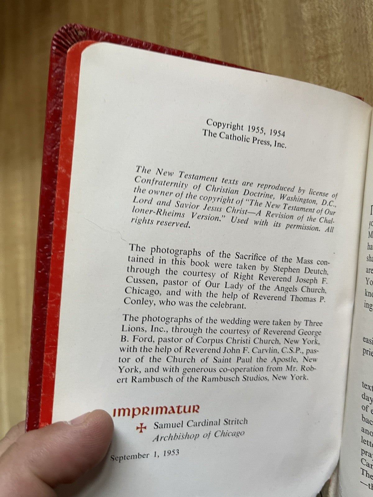 roman catholic missal pre 1955