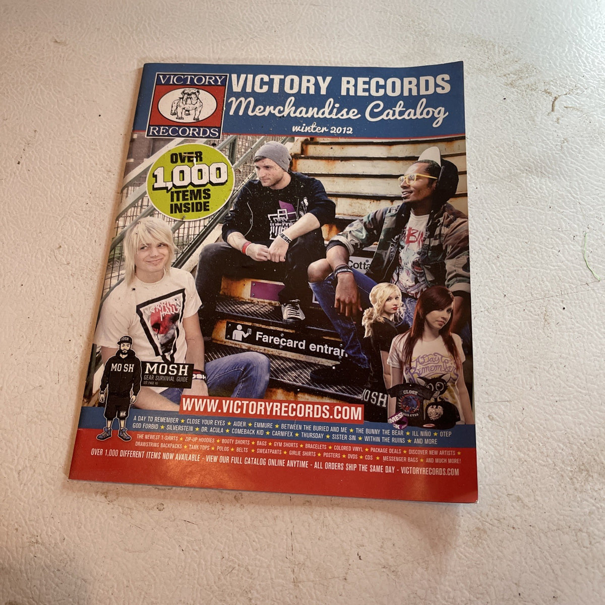 Victory Records Merchandise Catalog 2012