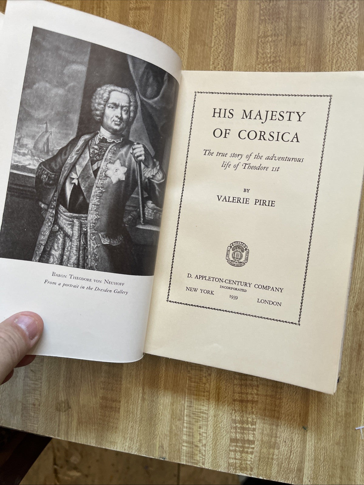 His Majesty Of Corsica Hardcover 
