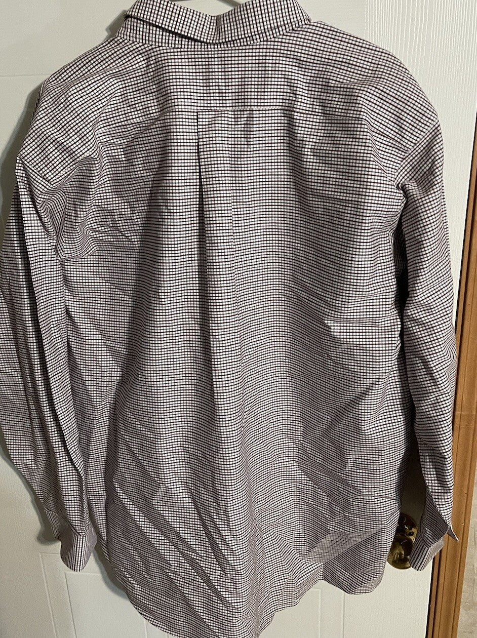 LL Bean Wrinkle Resistant Button Down 17.5