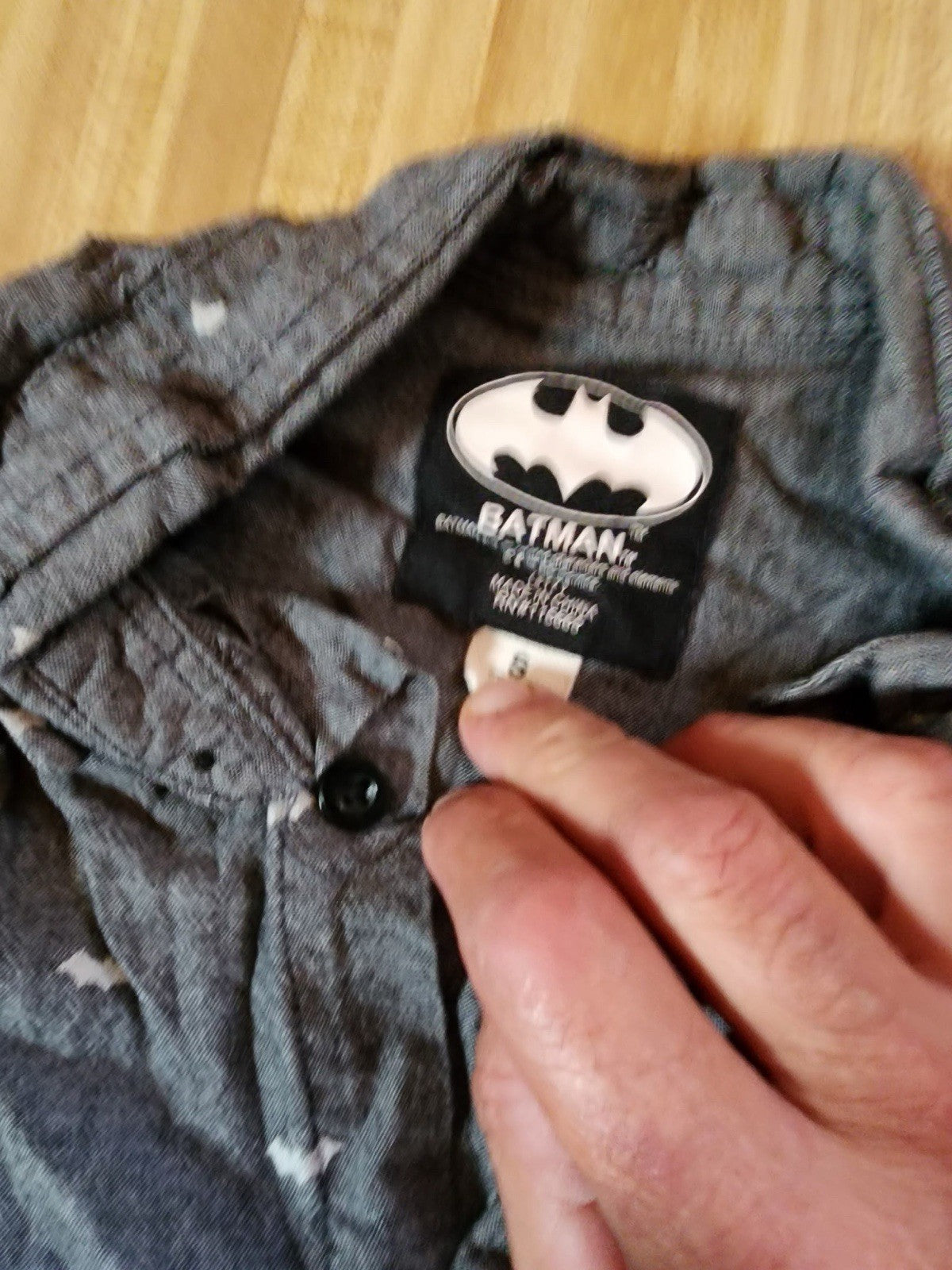 Batman Button Up Small