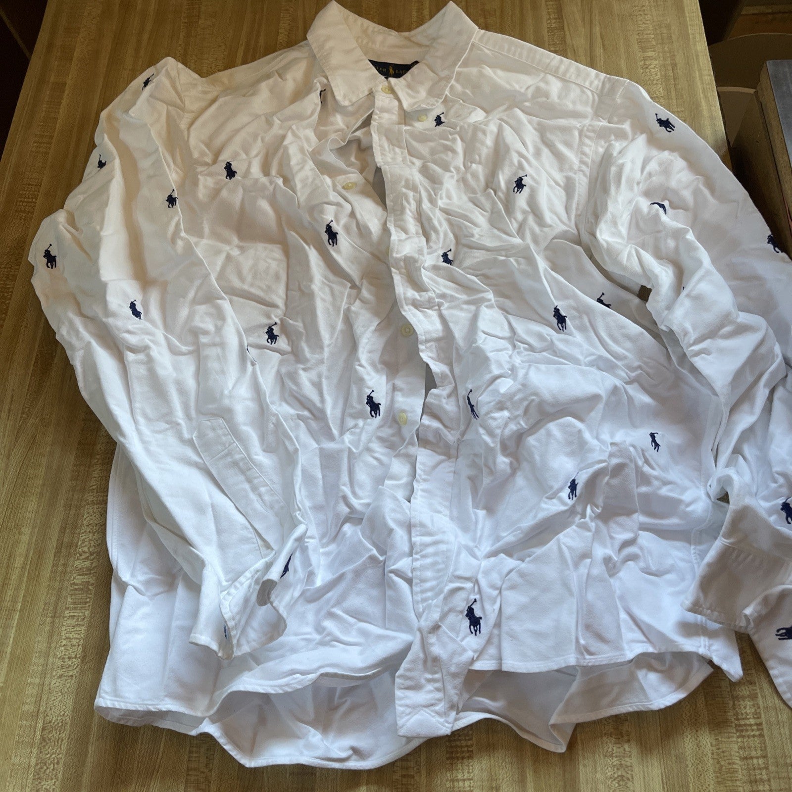 Ralph Lauren Pony AOP Button Down XL