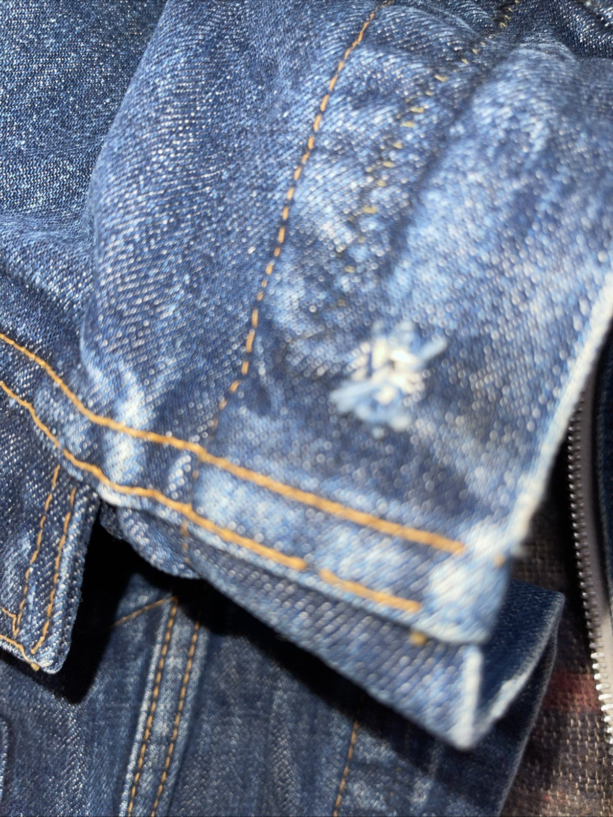 Vintage Levi’s Big E Denim Jacket Flannel Lined 