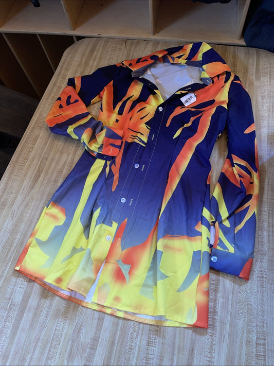 Halfheart Button Up Medium NWT
