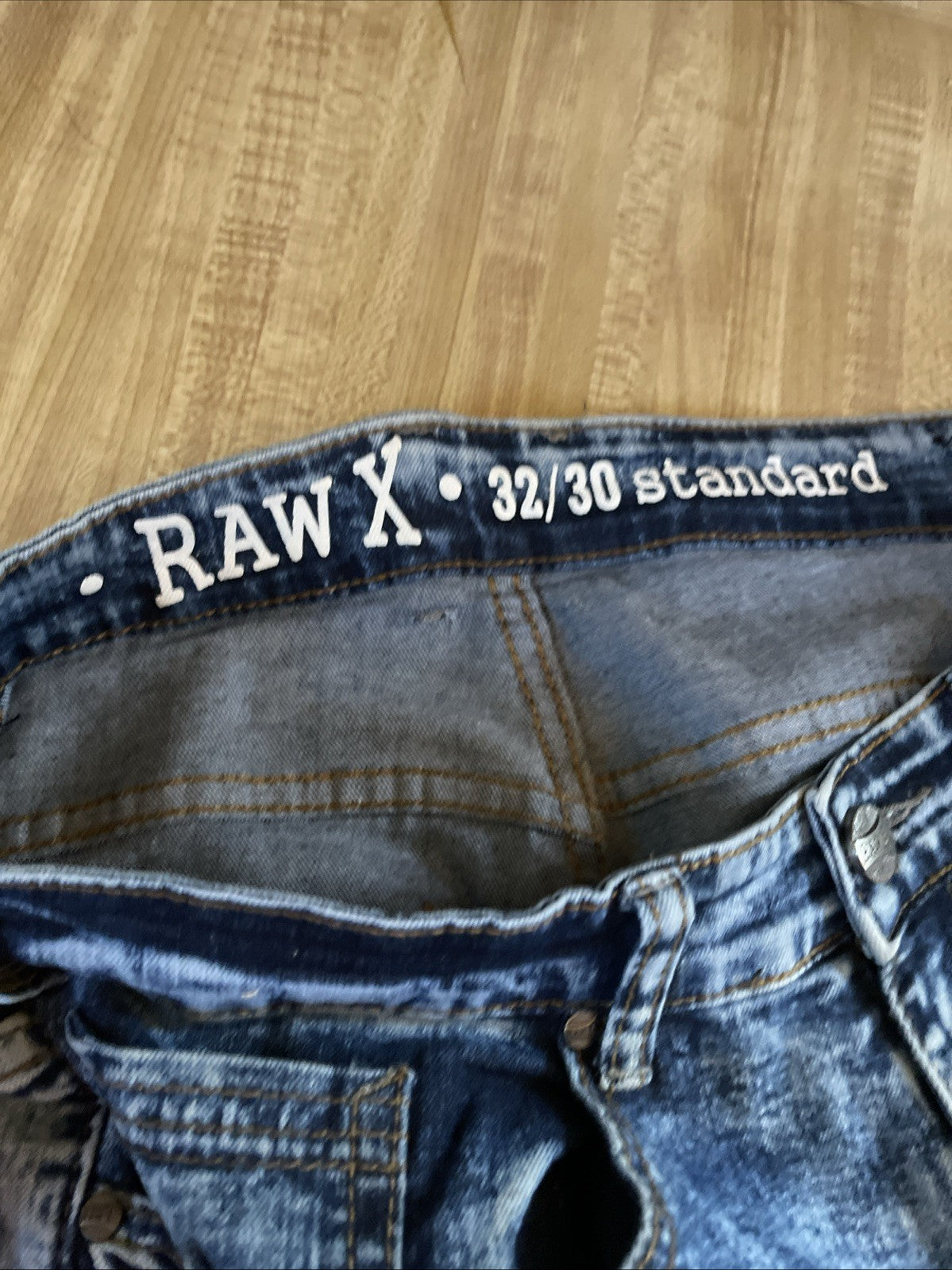 Raw X Jeans 32x30 Acid Wash