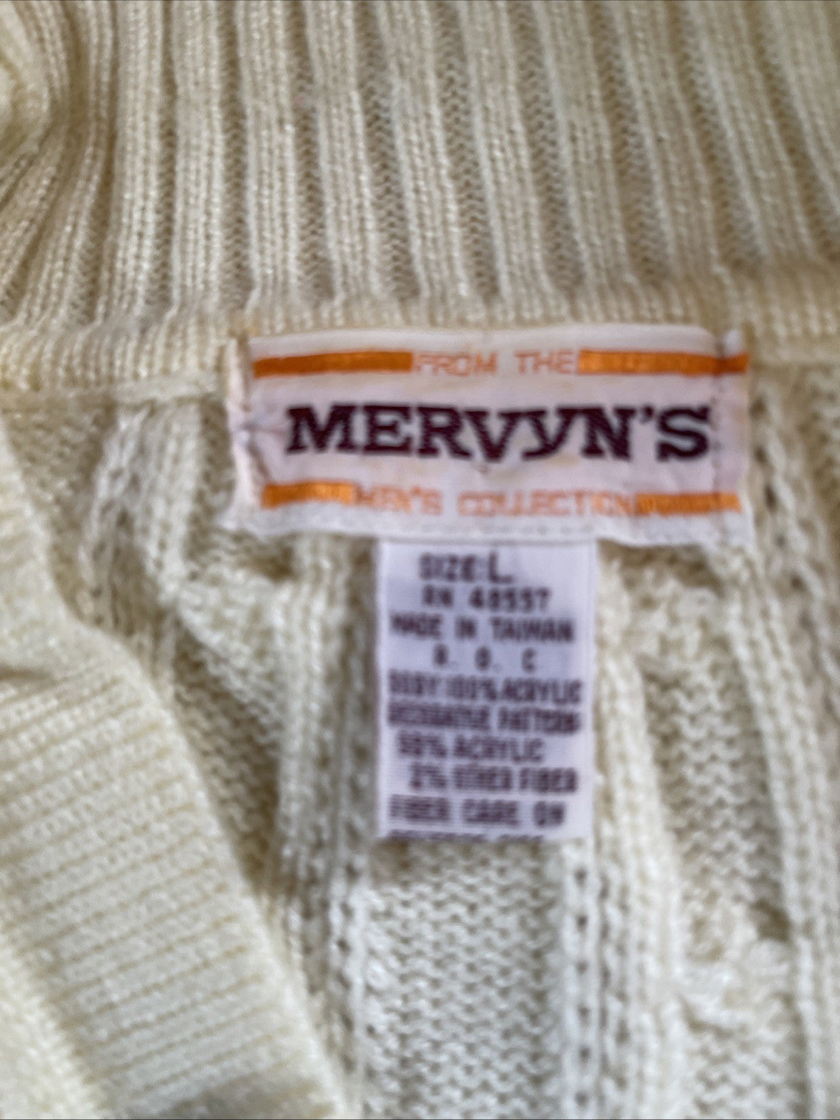 Vintage Mervyn’s Sweater Large 