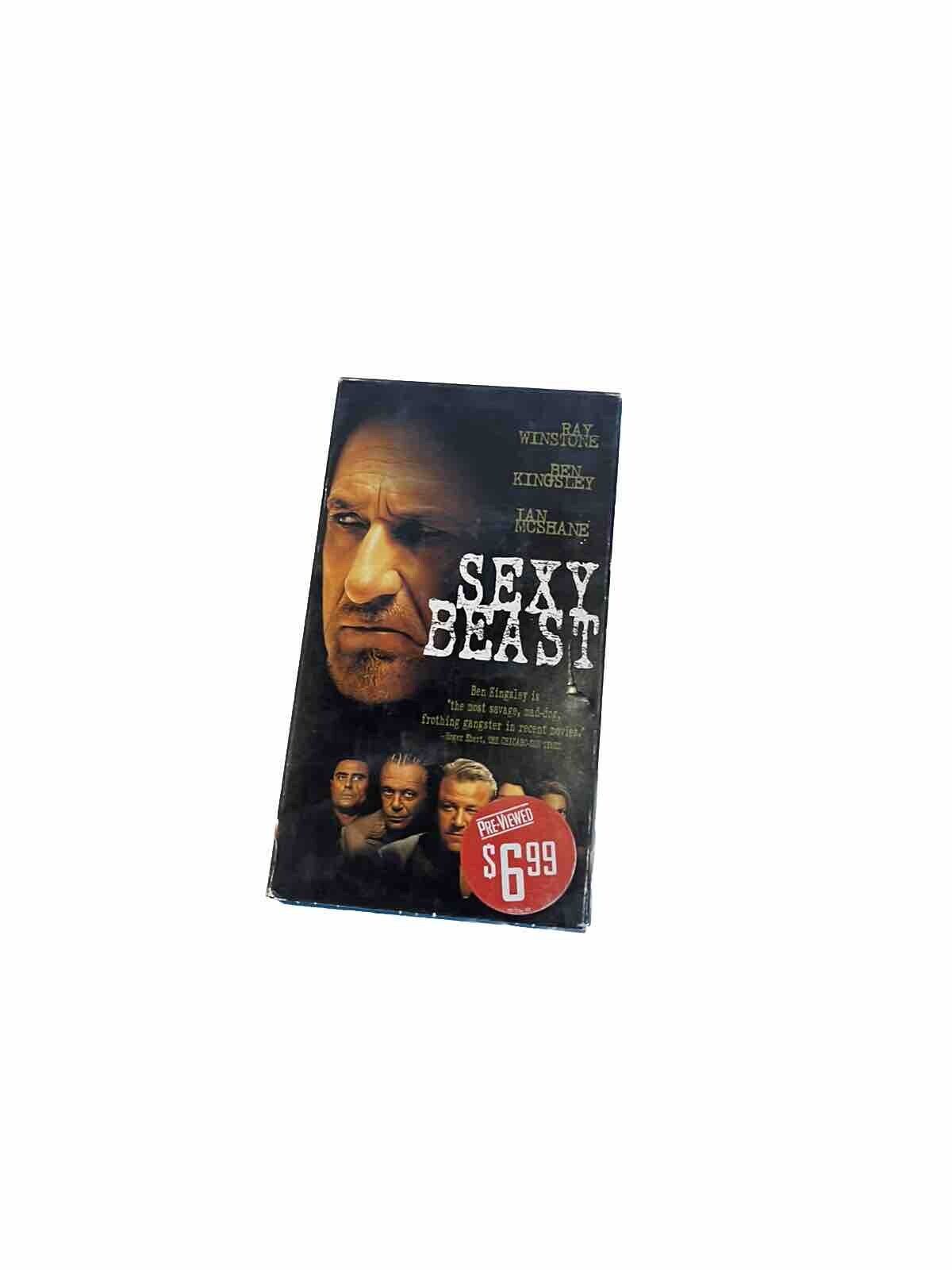 Sexy Beast VHS Blue Tape 