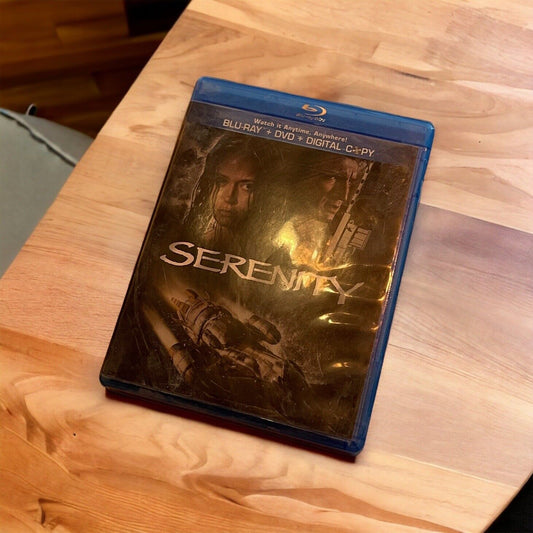 Serenity (Blu-ray + DVD, 2011, 2-Disc Set) Nathan Fillion, Alan Tudyk