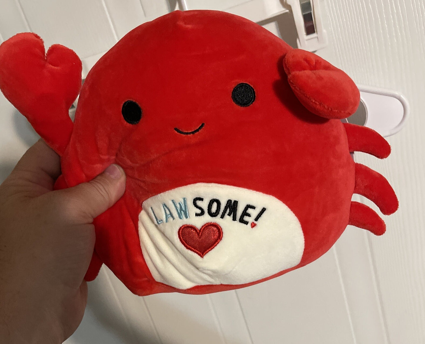 Carlos the Crab Clawsome! 8" Valentine's Day Squishmallow Plush With Tags