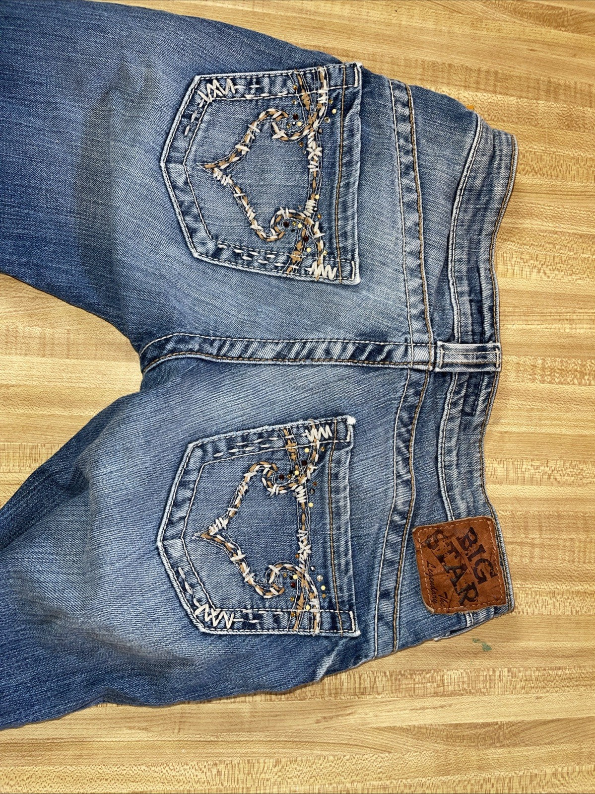 big star sweet ultra low rise jeans 26XL