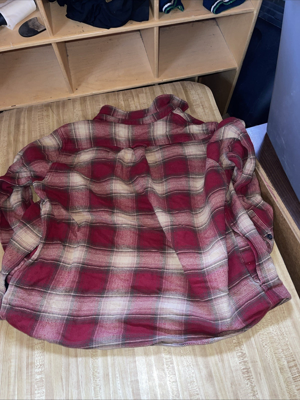 orvis heavy weight flannel shirt xl