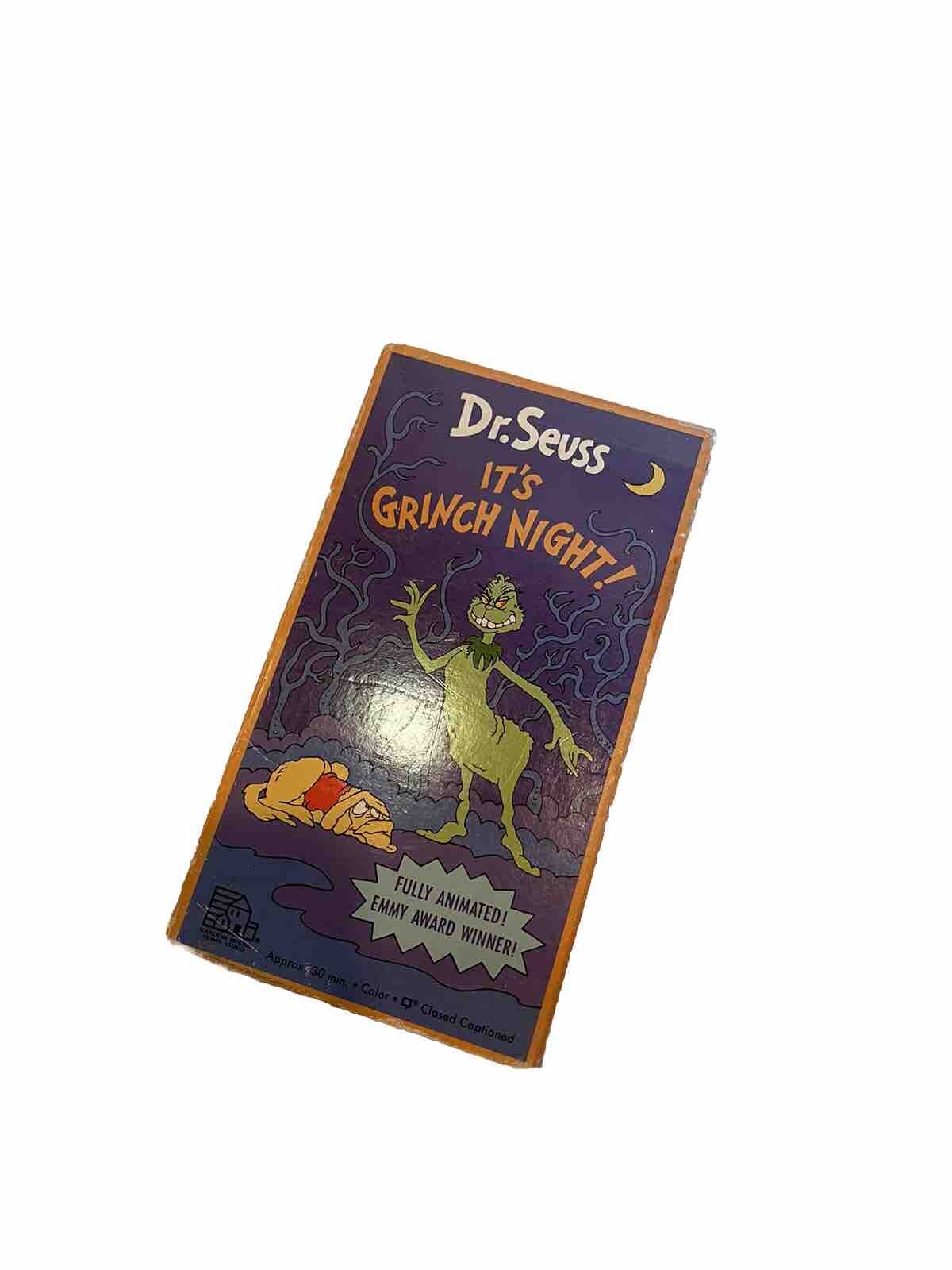 it's grinch night vhs