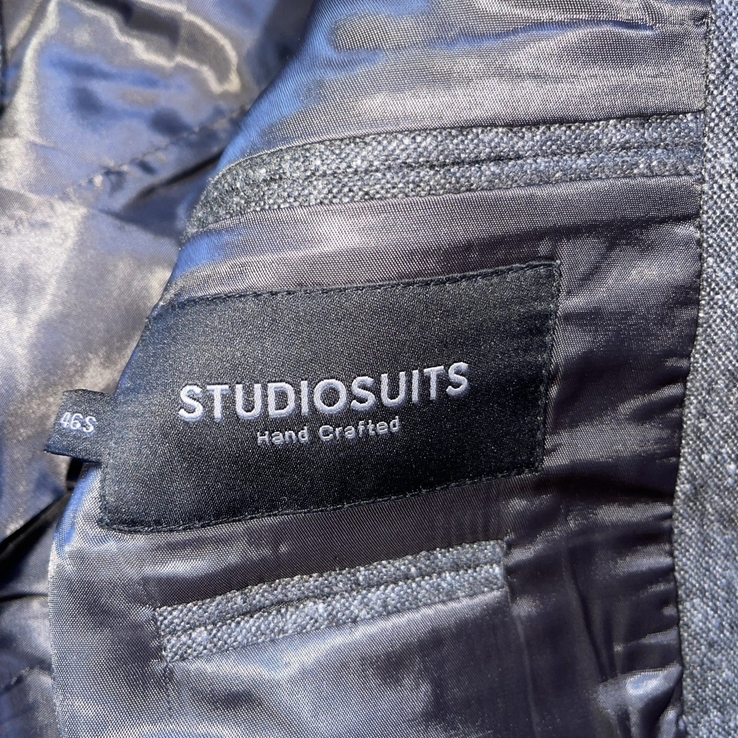 Studio Suits Men’s Suit Blazer 46S Pants 38/30 NWT