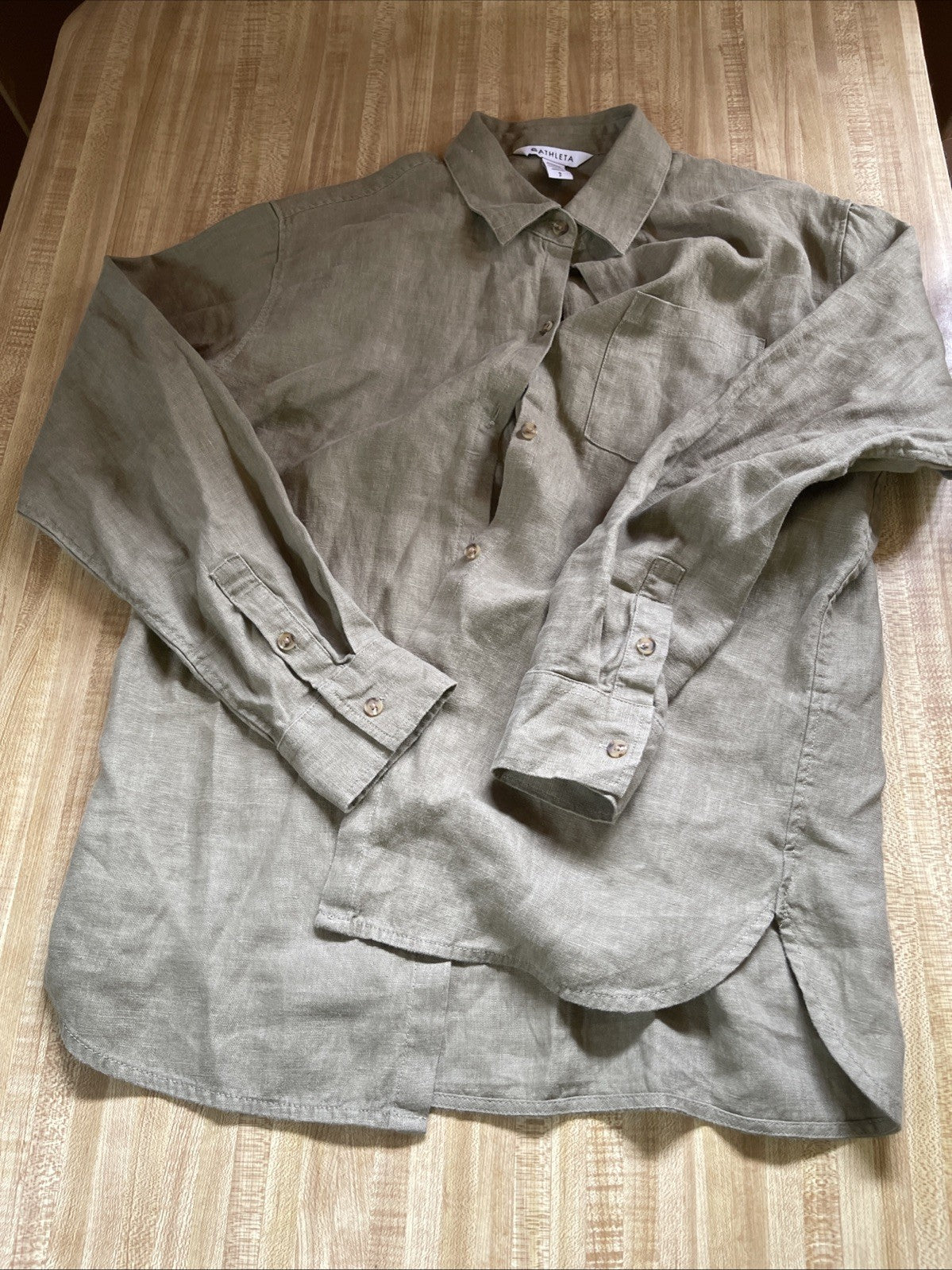 Athleta Linen Top SP