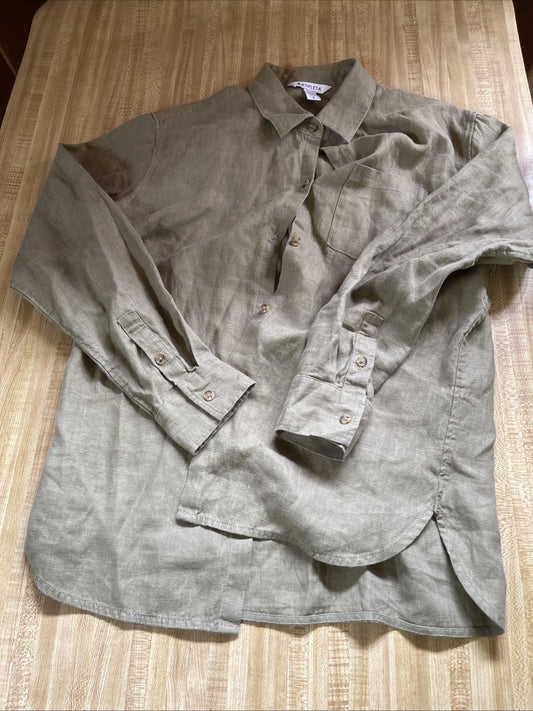 Athleta Linen Top SP