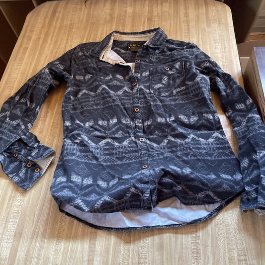 burton button up shirt Small 