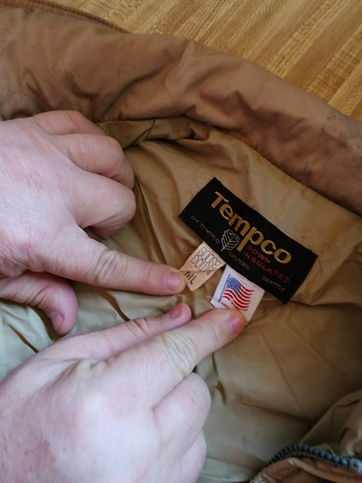 Vintage Tempo Down Jacket ML