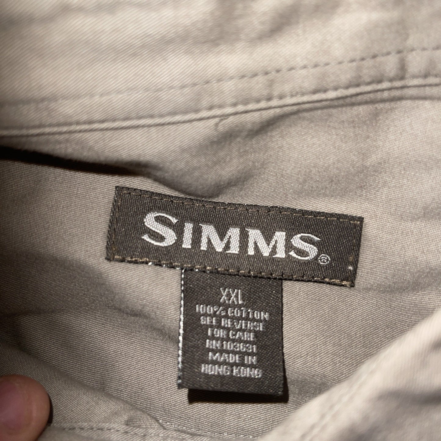 Simms Button Up XXL 