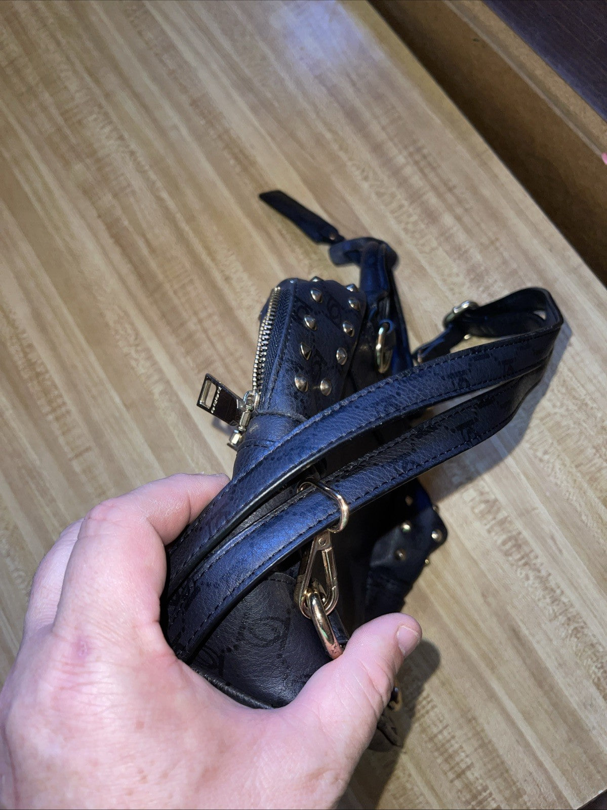 Bebe Goth Style Studded Purse