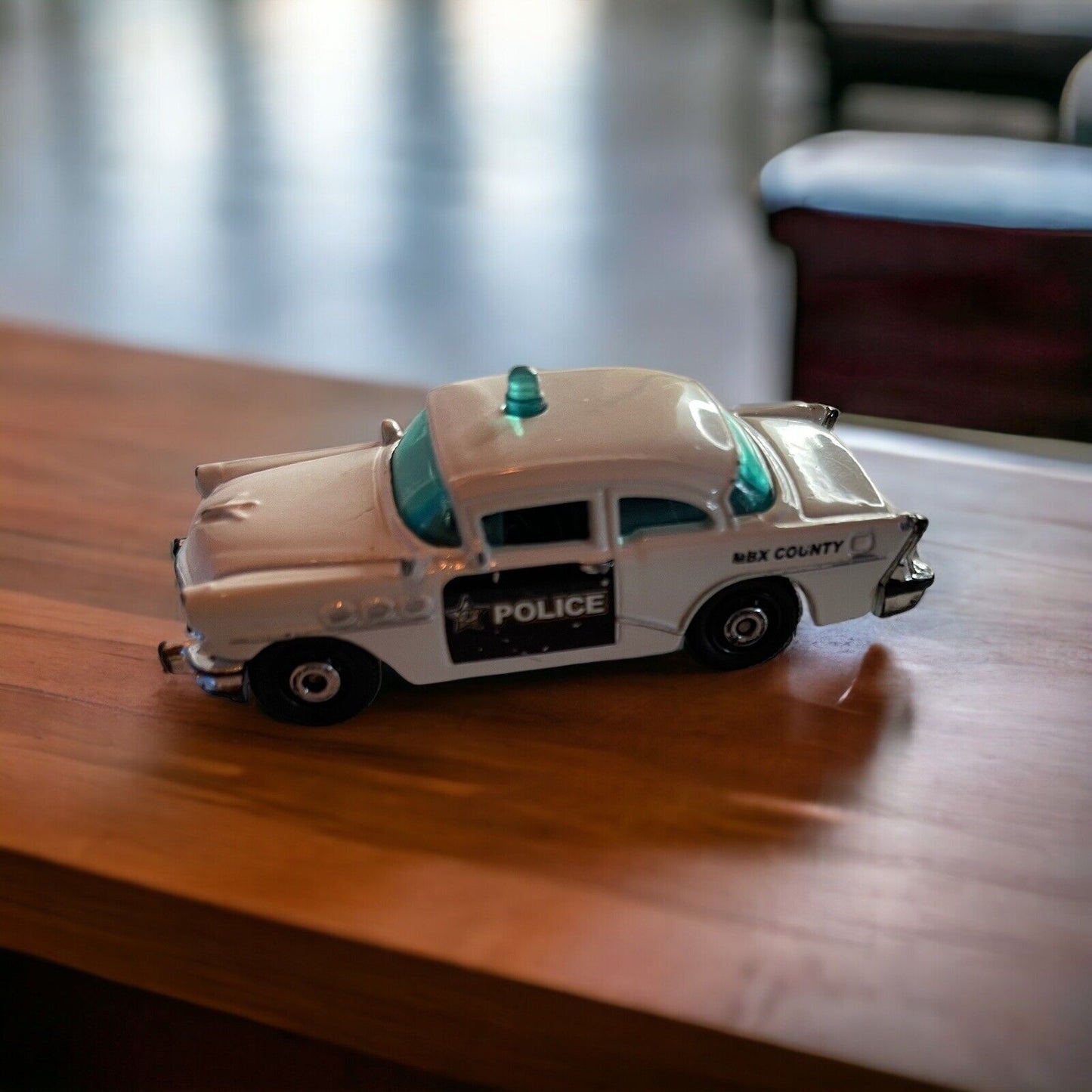 Matchbox MBX Heroic Rescue 1956 Buick Century Police Car White