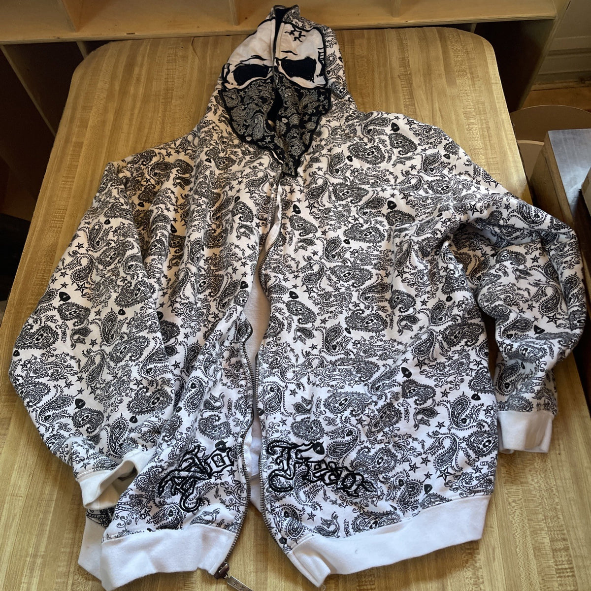 No Fear Full Zip Full Face Hoodie XL