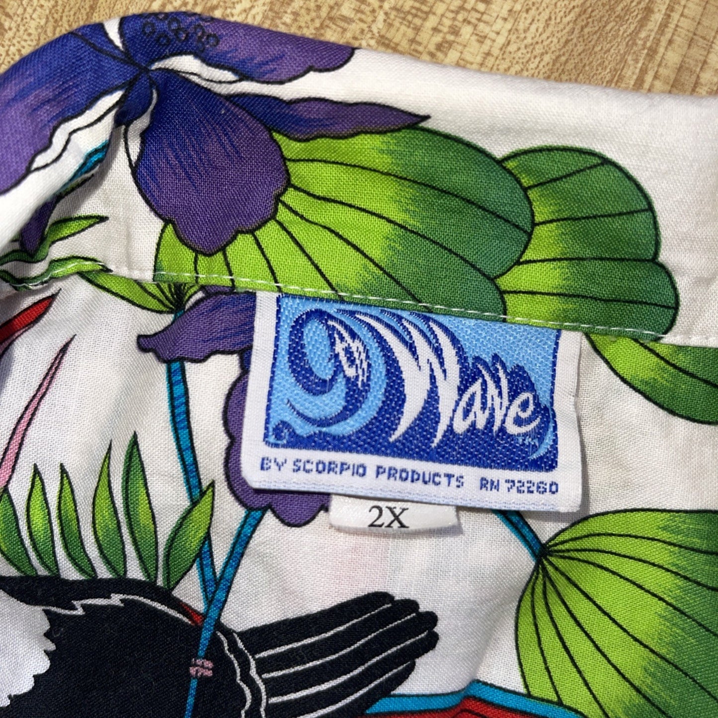 Vintage 9th Wave Hawaiian Shirt 2X 