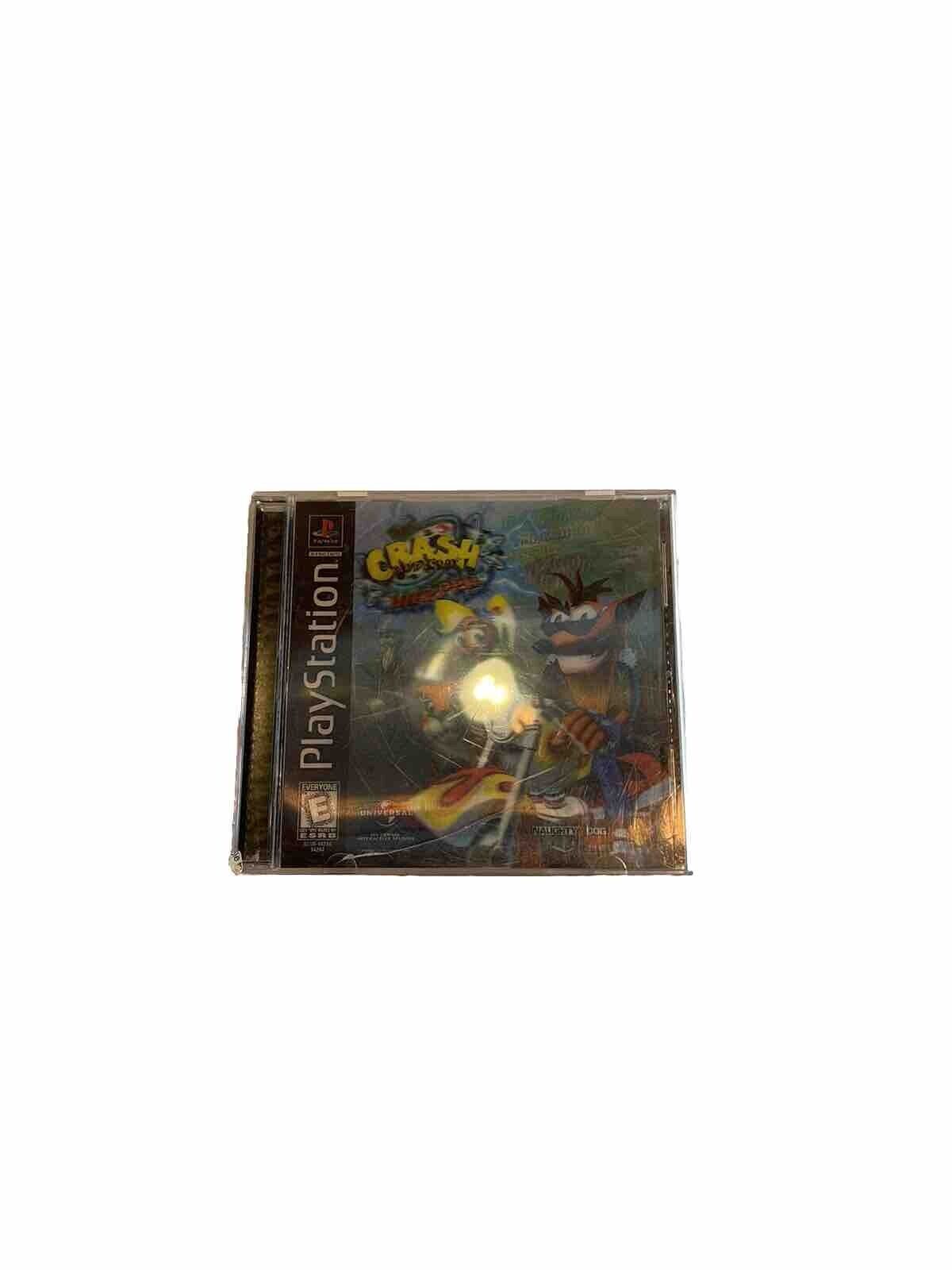 Crash Bandicoot Warped (Sony PlayStation, 1998) Complete Black Label
