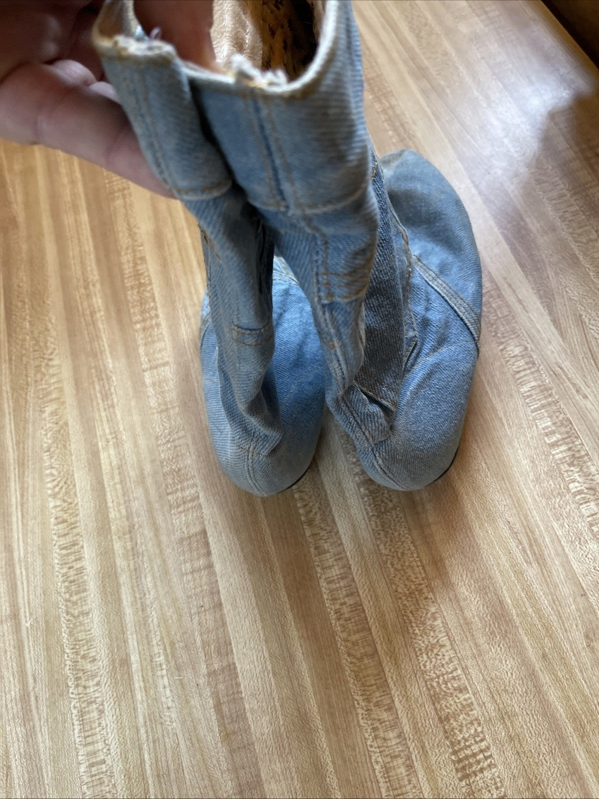 Vintage Matake Denim Boots Size 7