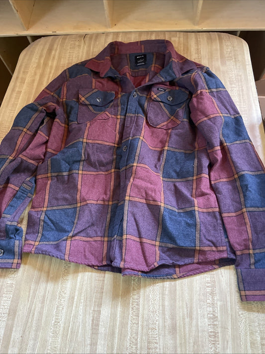 RVCA Heavyweight Flannel Shacket Large 