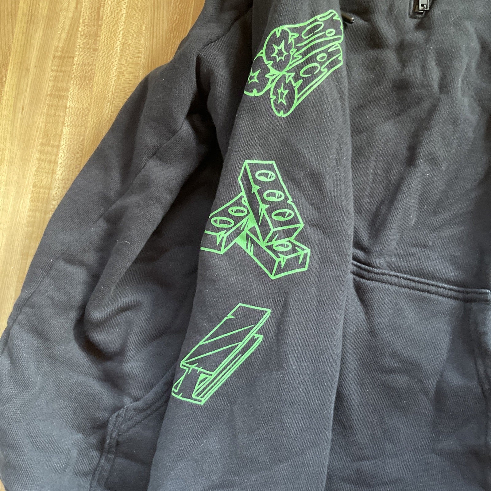 H&M Fortnite Hoodie Quarter Zip Large