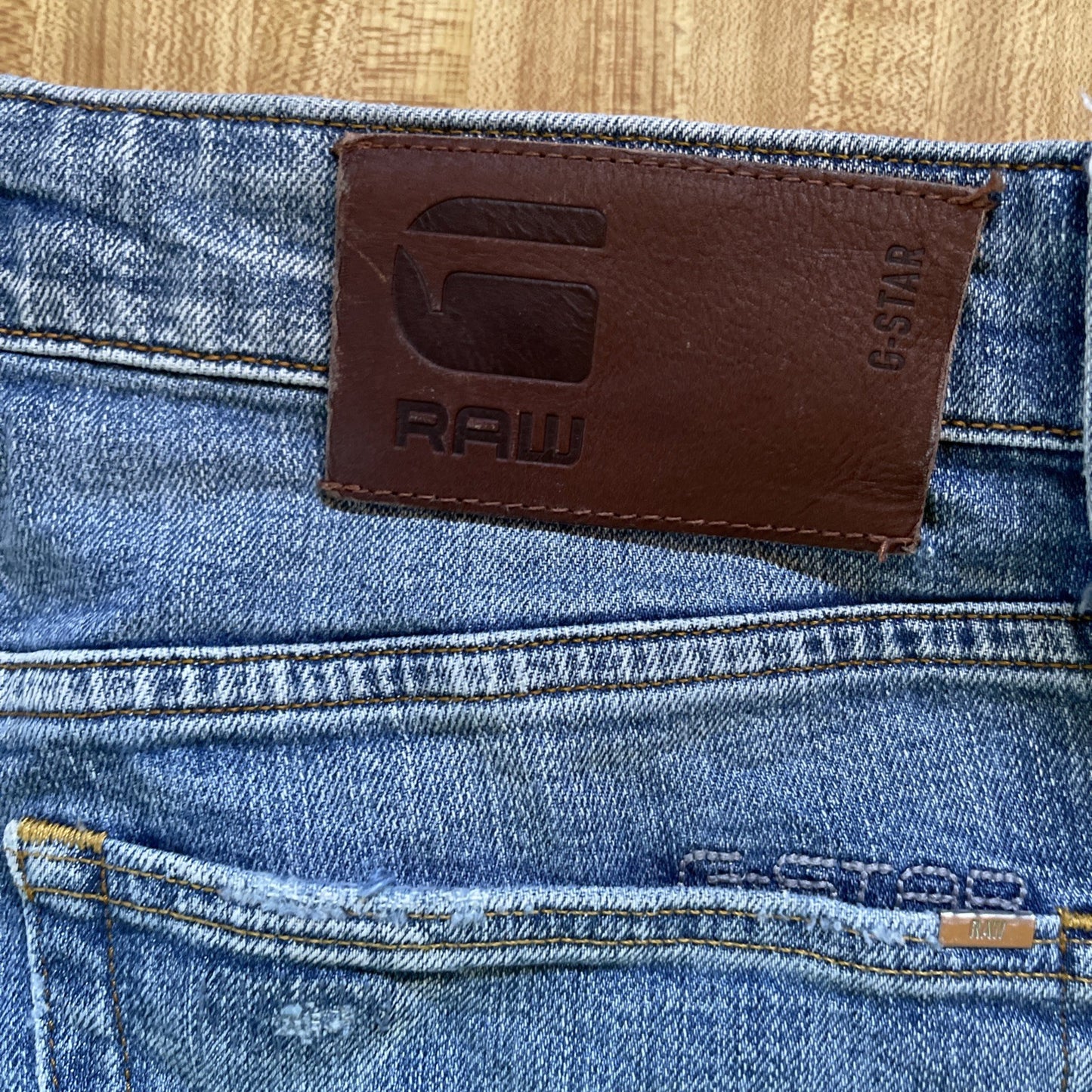 G Star Raw 3301 Slim Restored Denim Jeans 30/32
