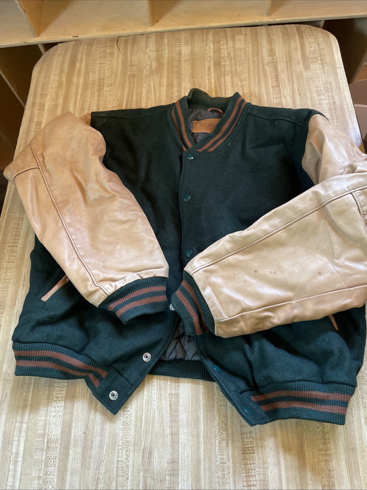 the j peterman company varsity jacket Bomber Large