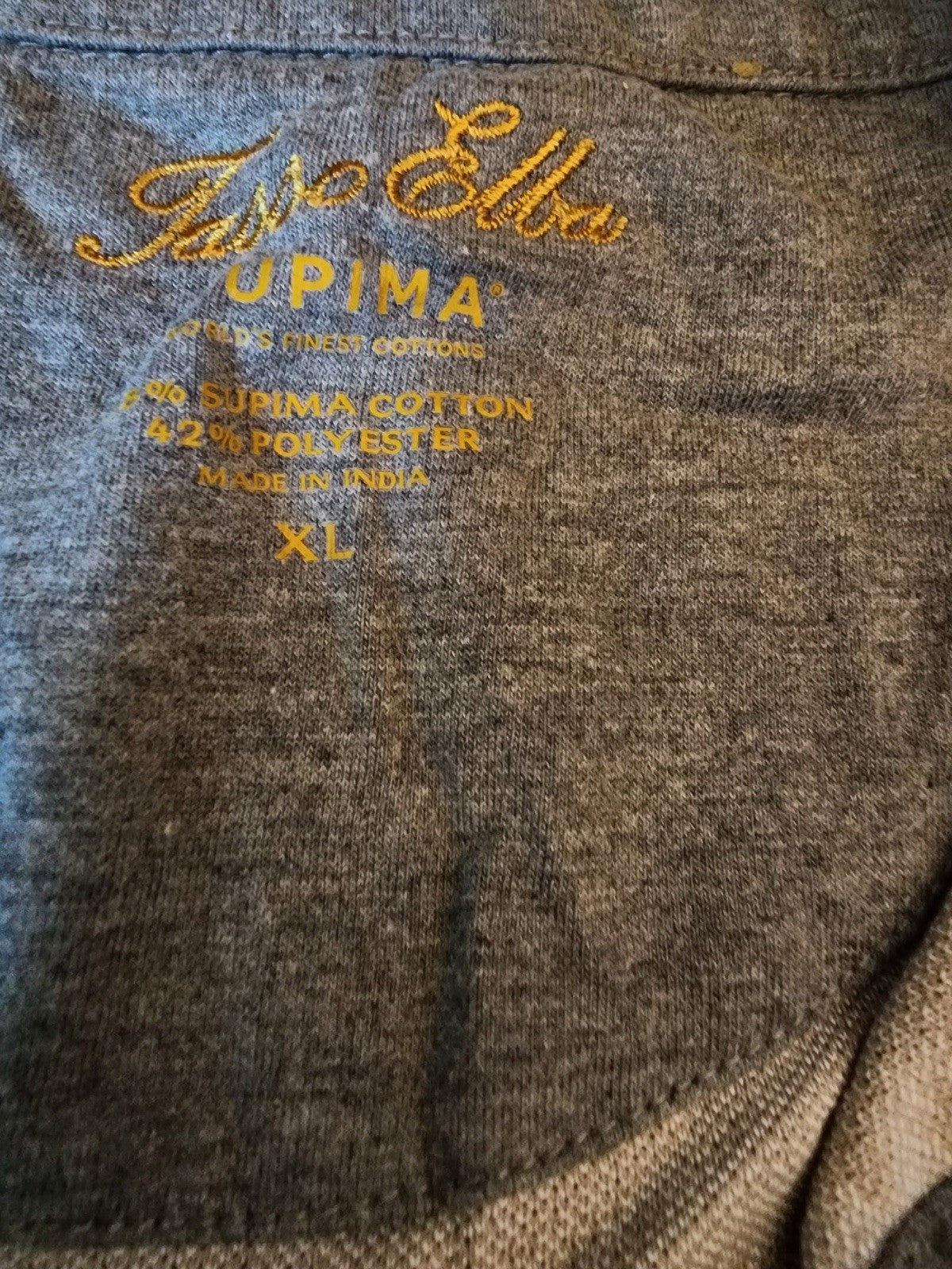 Tasso Elba Supima Quarter Zip XL