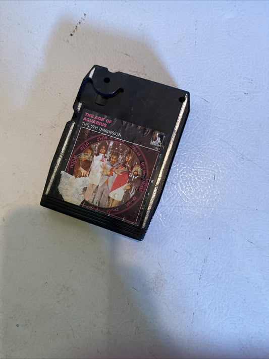 Vintage 1969 The 5TH Dimension Age Of Aquarius 8 Track Tape Cartridge Music