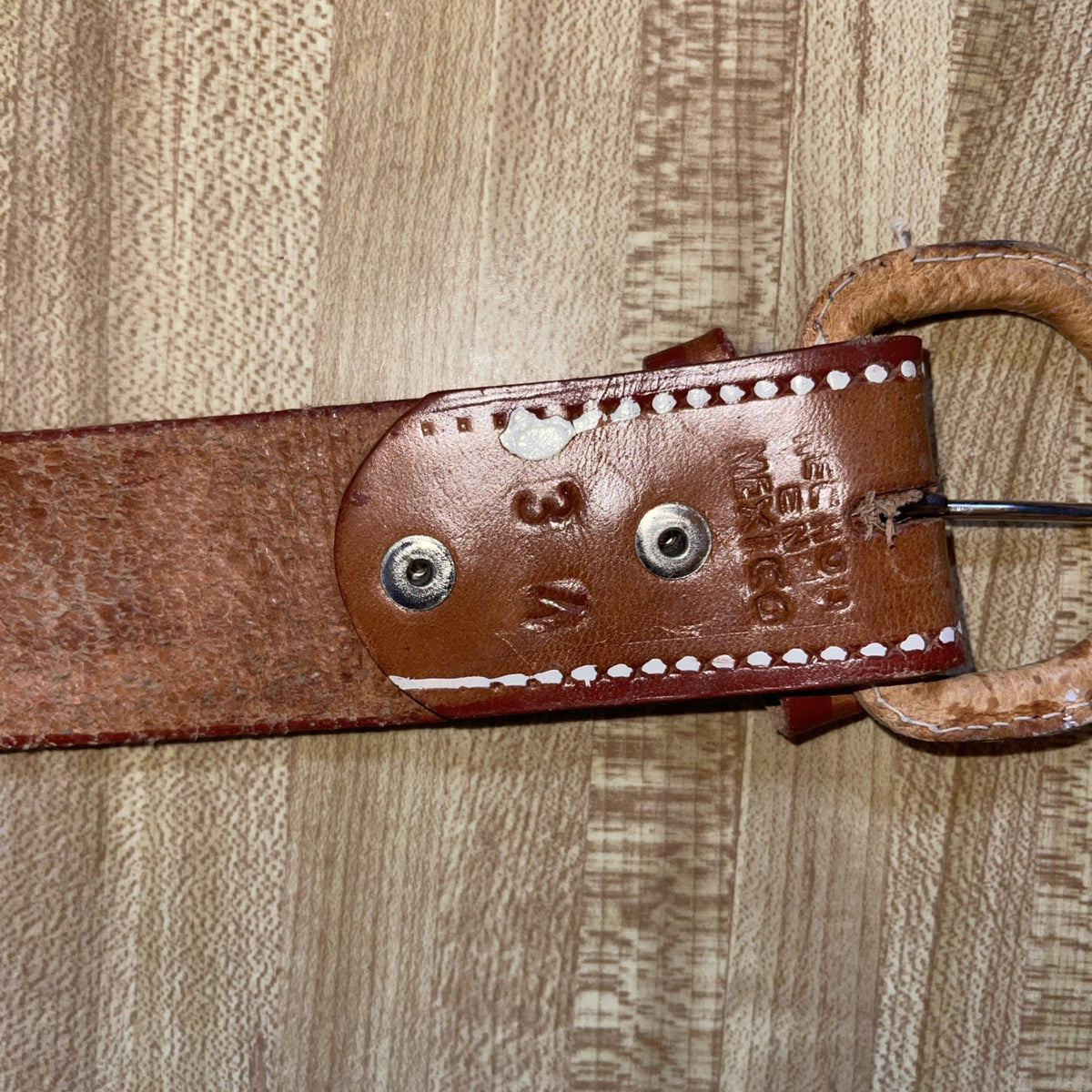 Leather Belt Made In Mexico 34