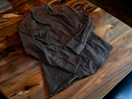 Sean John Embroidered Dress Shirt Large
